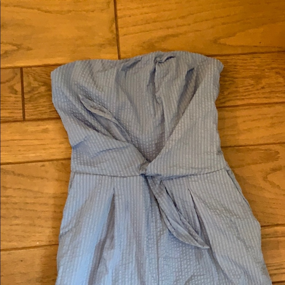 Vineyard Vines Seersucker Strapless Jumper